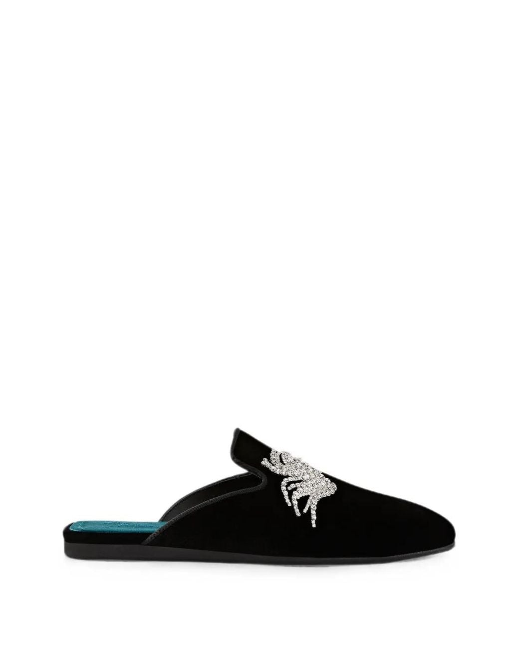 Giuseppe Zanotti Black Chaussons Moritz