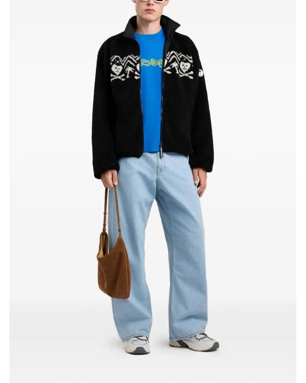 Palm Angels Blue Five-Pockets Jeans for men