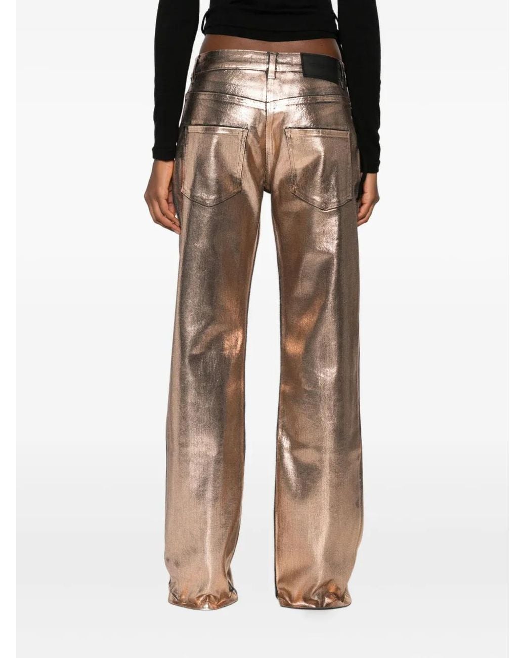 OTTOLINGER Natural Metallic-Panel Jeans