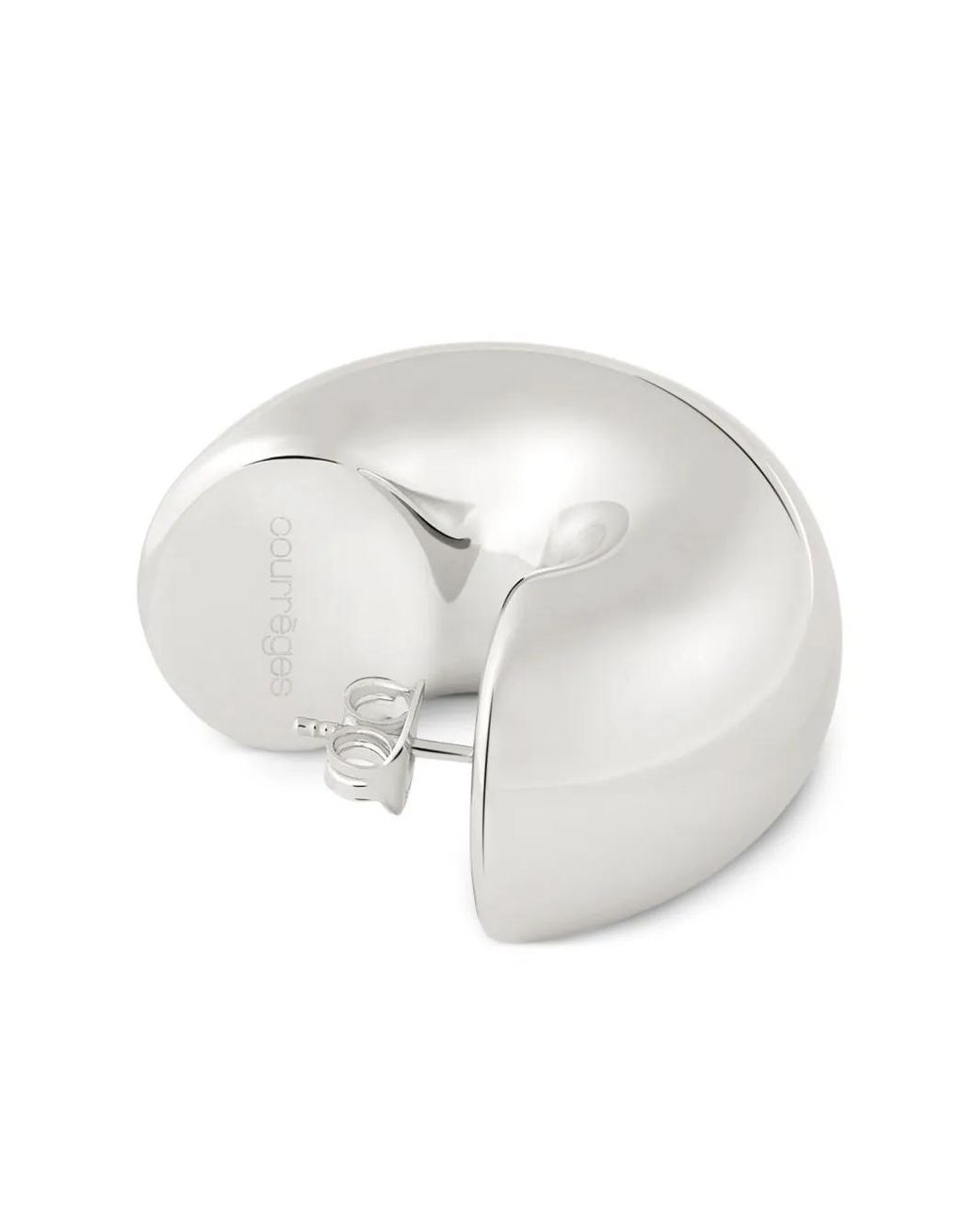 Boucles D'Oreilles Infinity Courreges en coloris White
