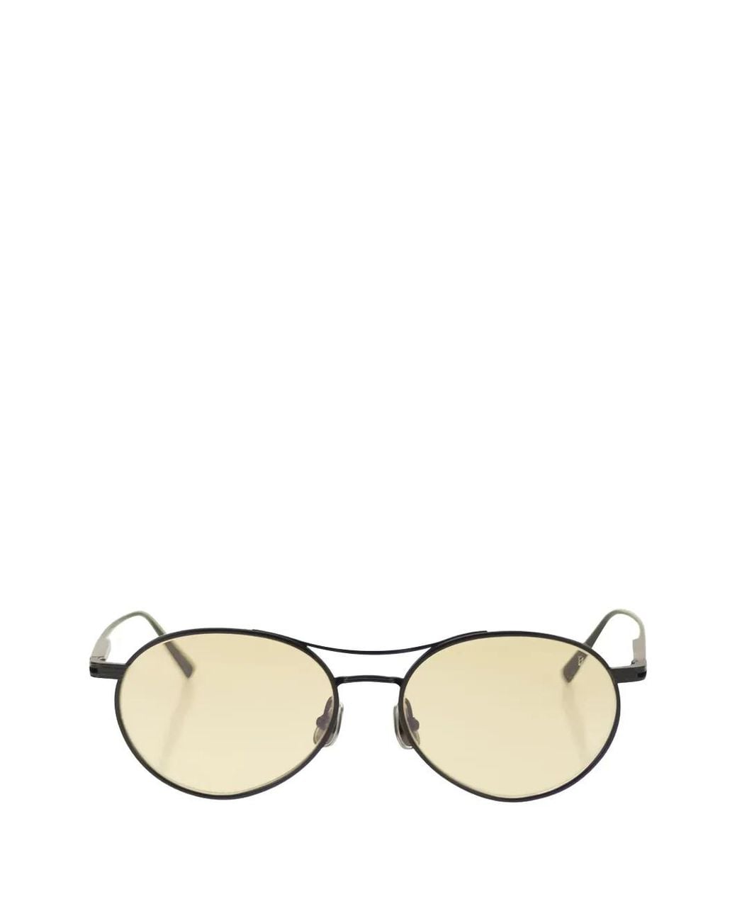 Brunello Cucinelli Natural Pilot-Frame Sunglasses
