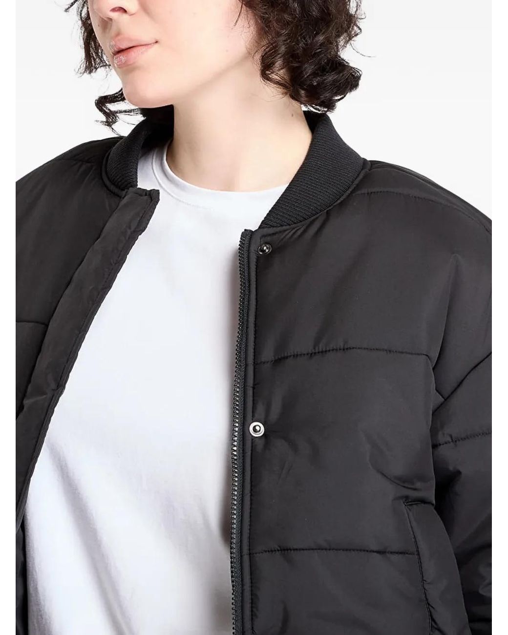 Urban Classics Gewatteerd Bomberjack in het Black