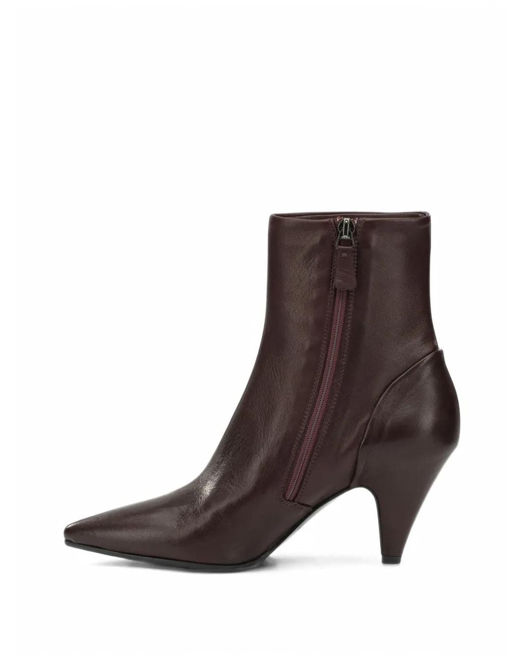 Roberto Del Carlo Brown Pointed-Toe Ankle Boots