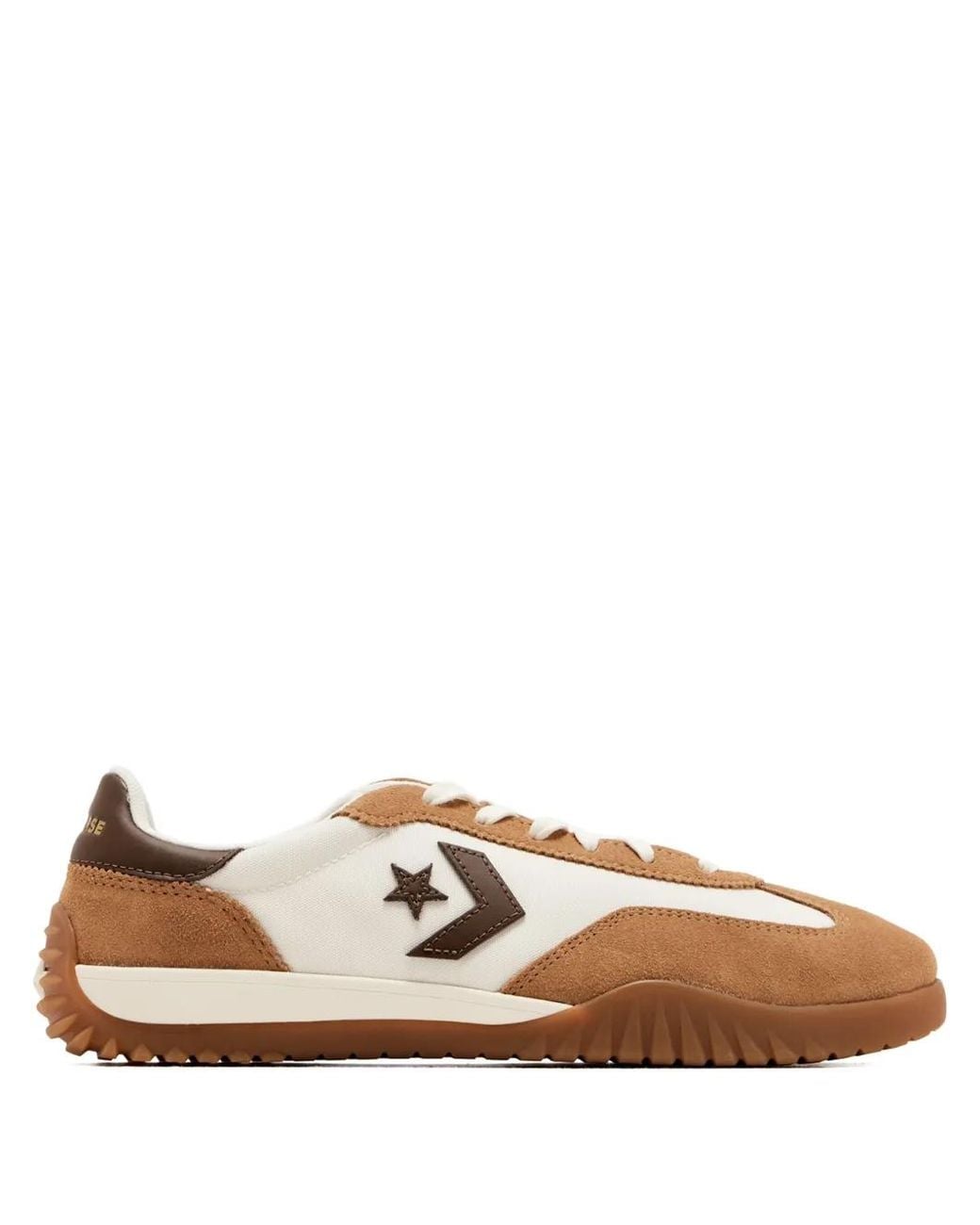 Converse Brown Run Star Leather Sneakers