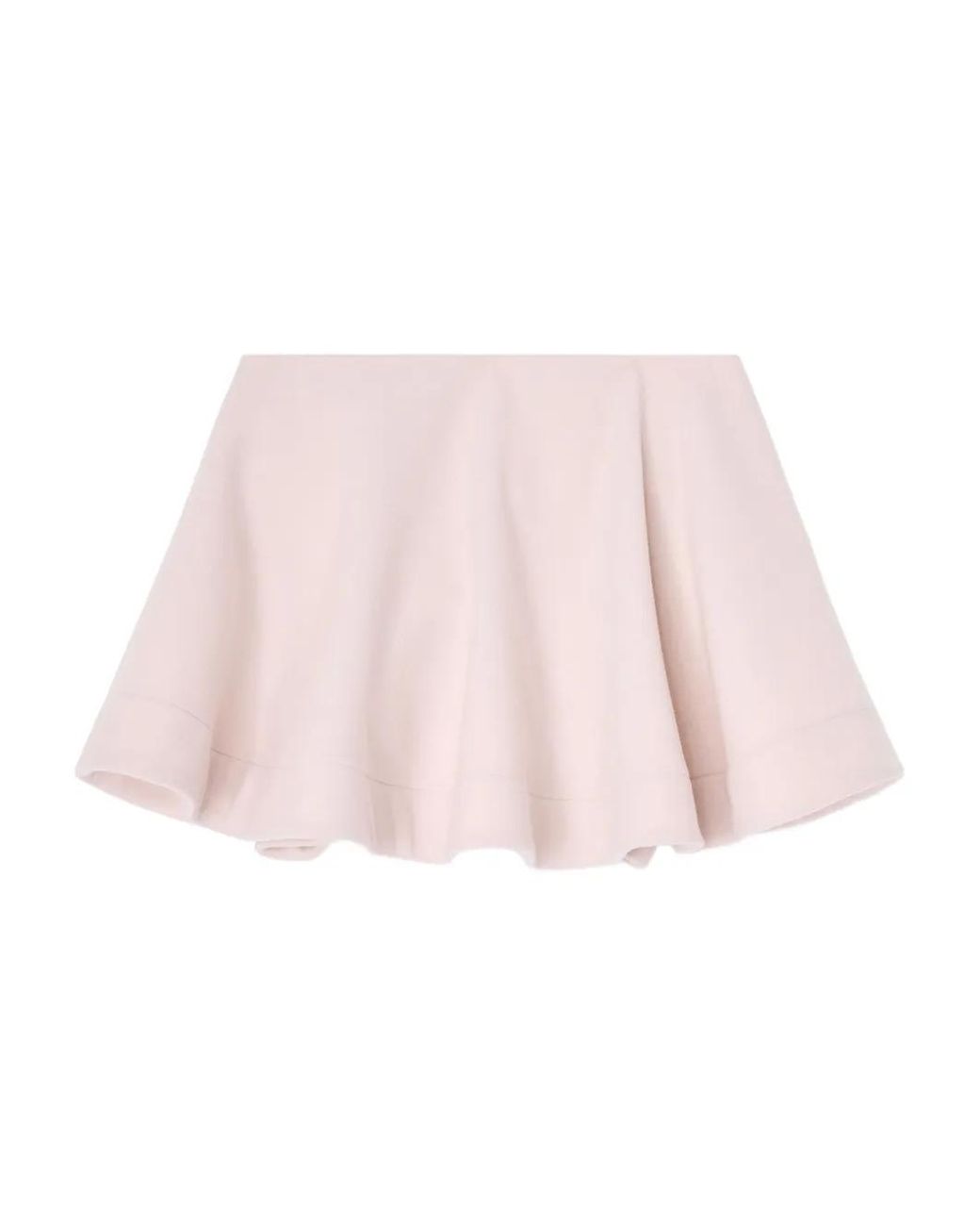 Ganni Pink Flared Mini Skirt