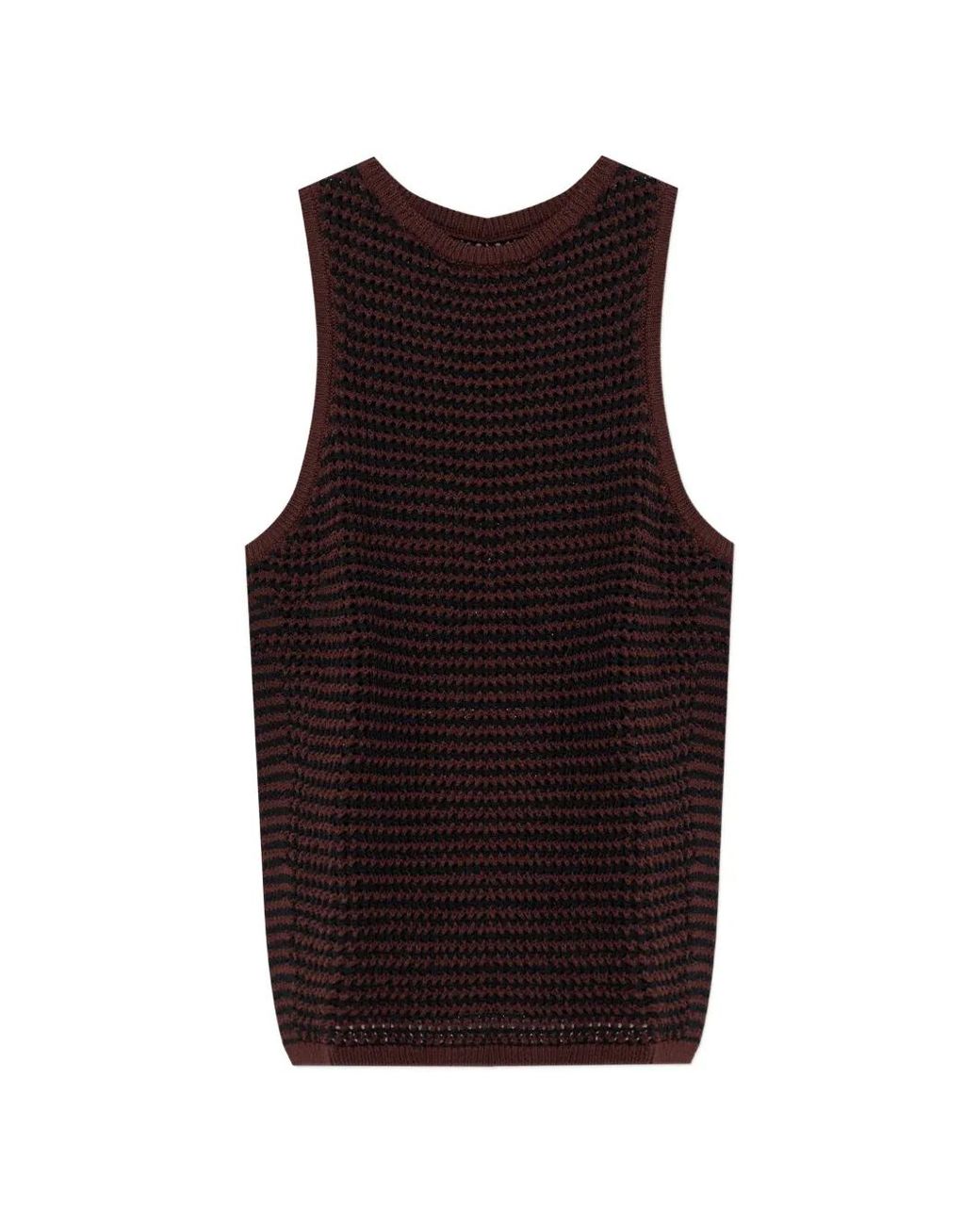 Top Asher De Punto Flojo Bondeye de color Purple