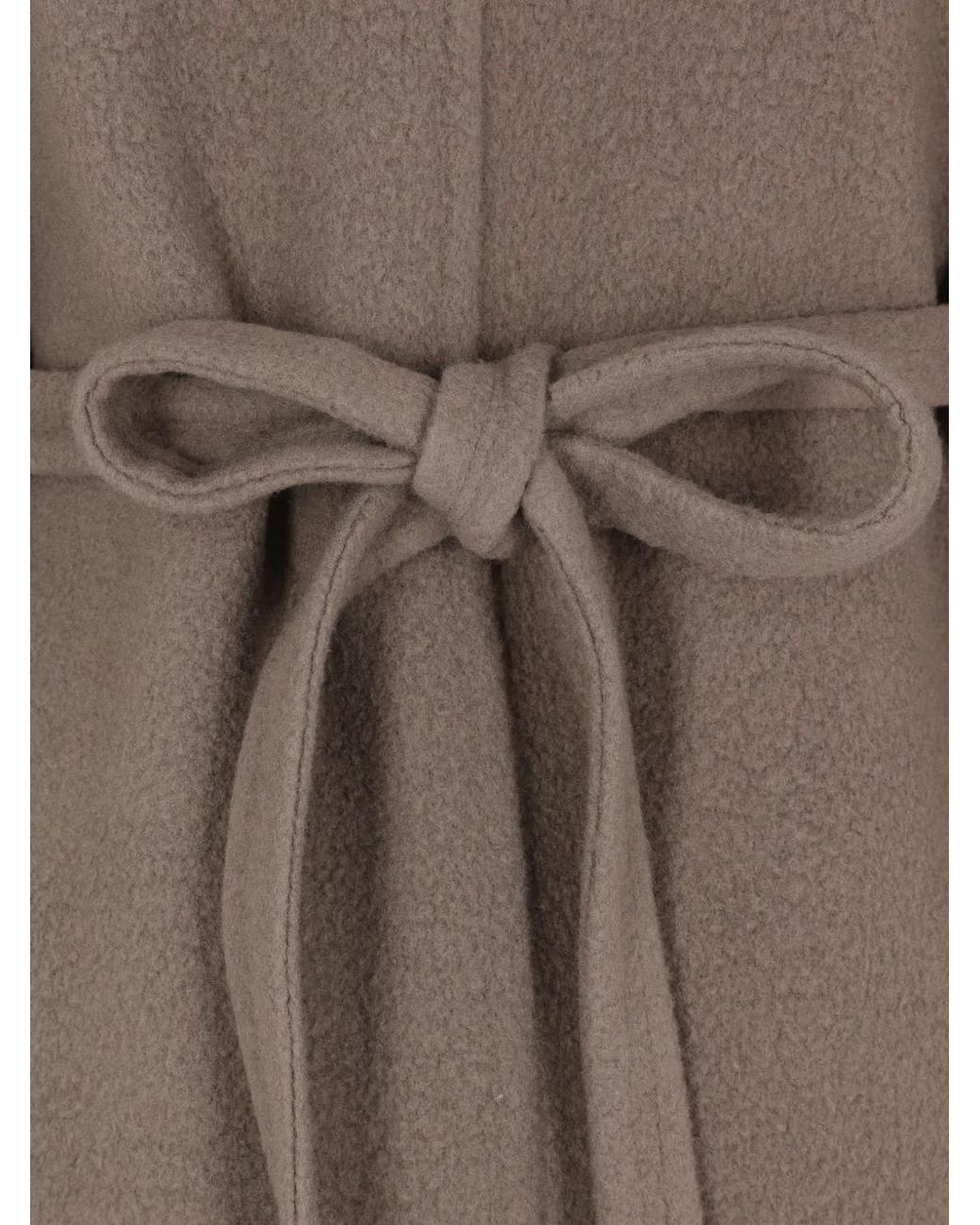Rick Owens Brown Soft Cyclops Coat