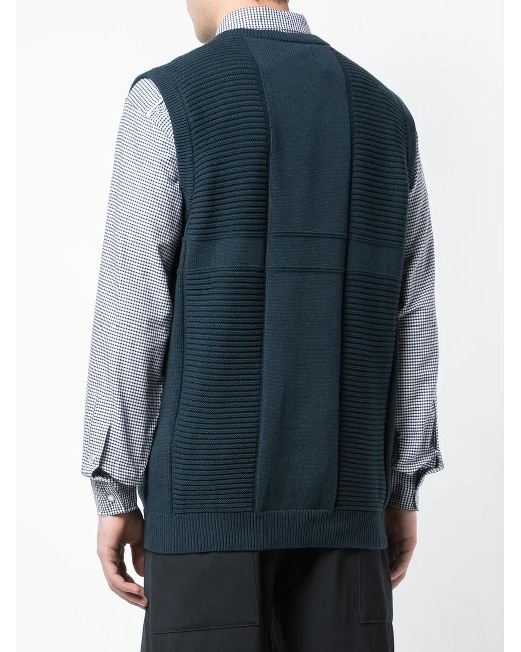 Palace Blue Retire Flex Knitted Vest for men