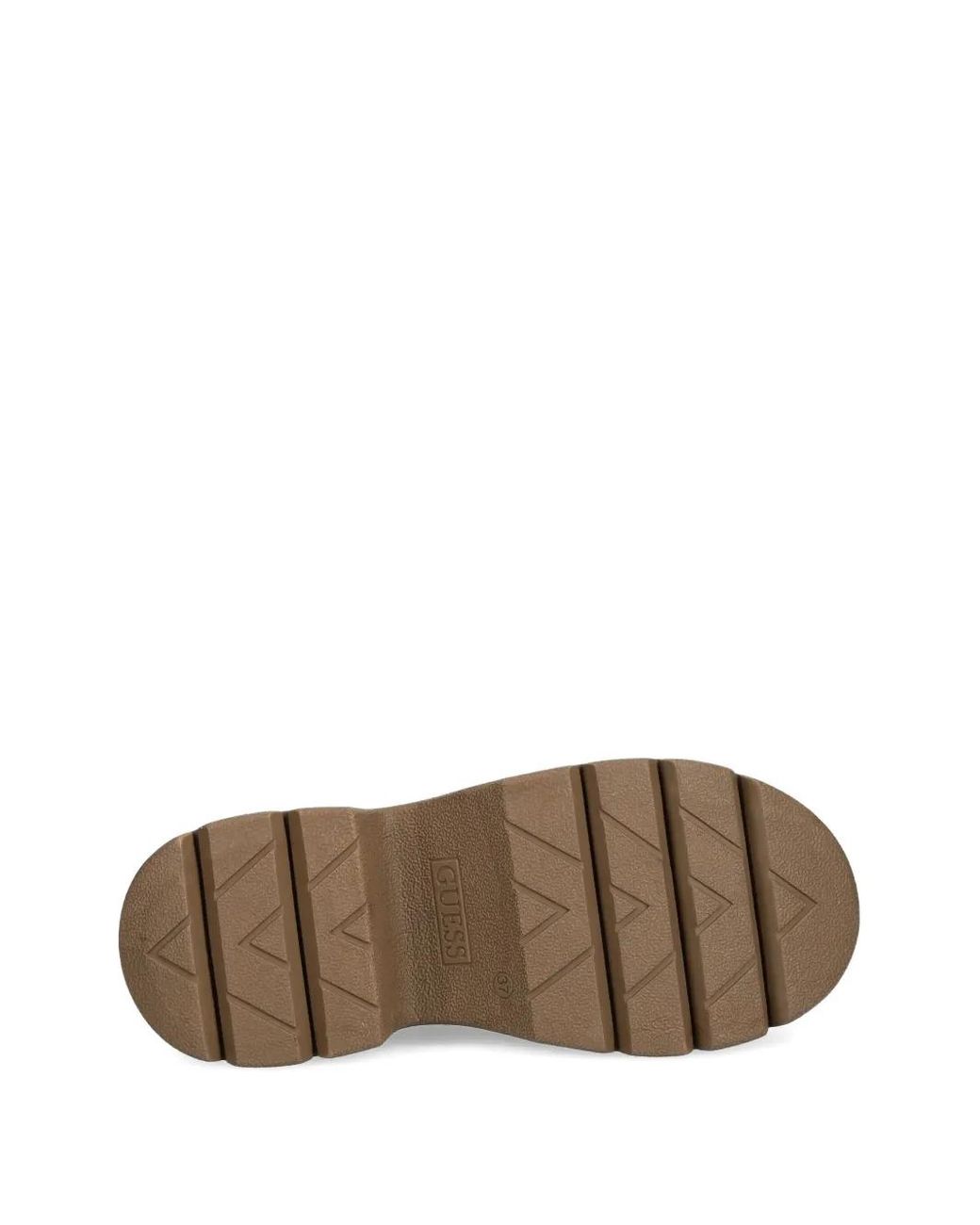 Guess Brown 70Mm Faux Fur-Trim Mules