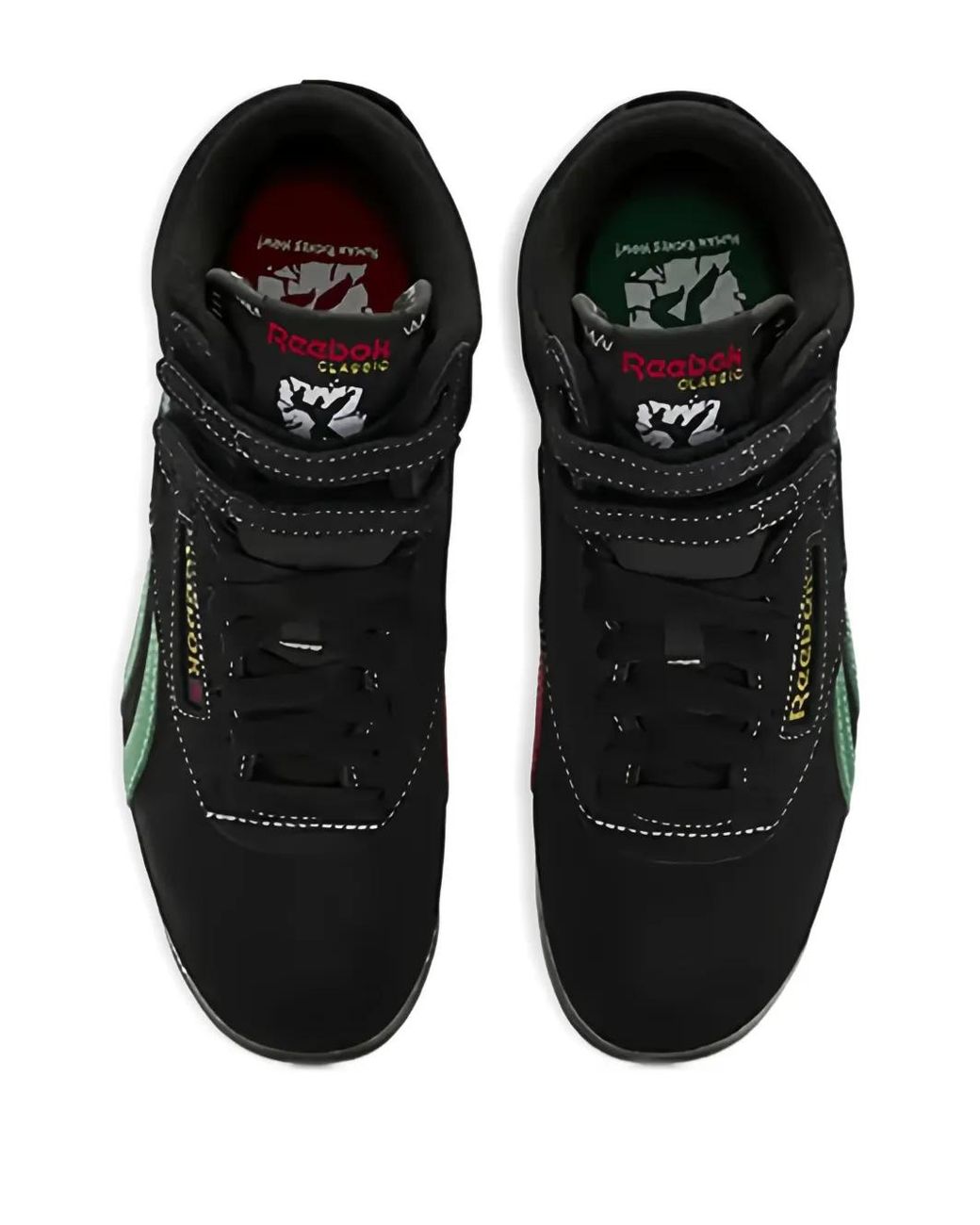Reebok Black Freestyle High Sneakers