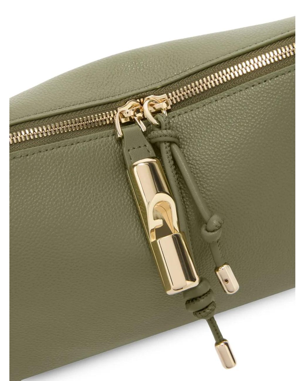 Furla Gray Debby Shoulder Bag