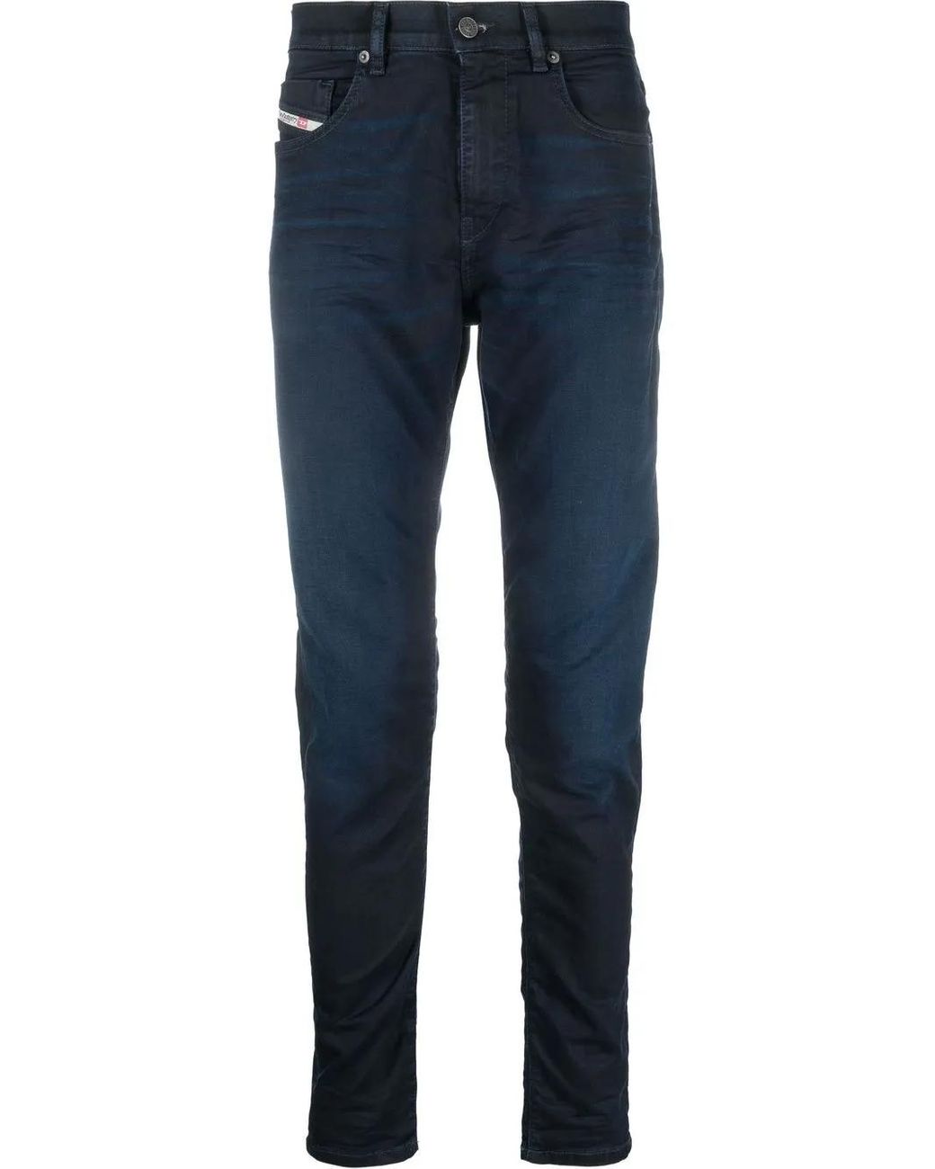DIESEL Blue Slim-Cut D-Strukt Jeans for men