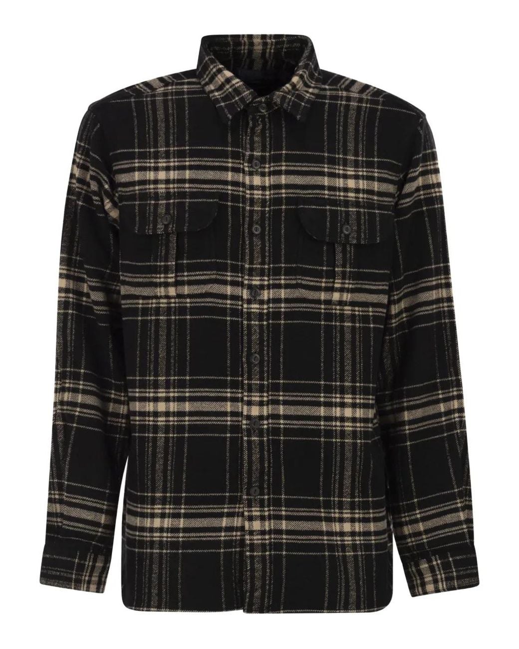 Polo Ralph Lauren Black Tartan Cargo Pocket Shirt for men