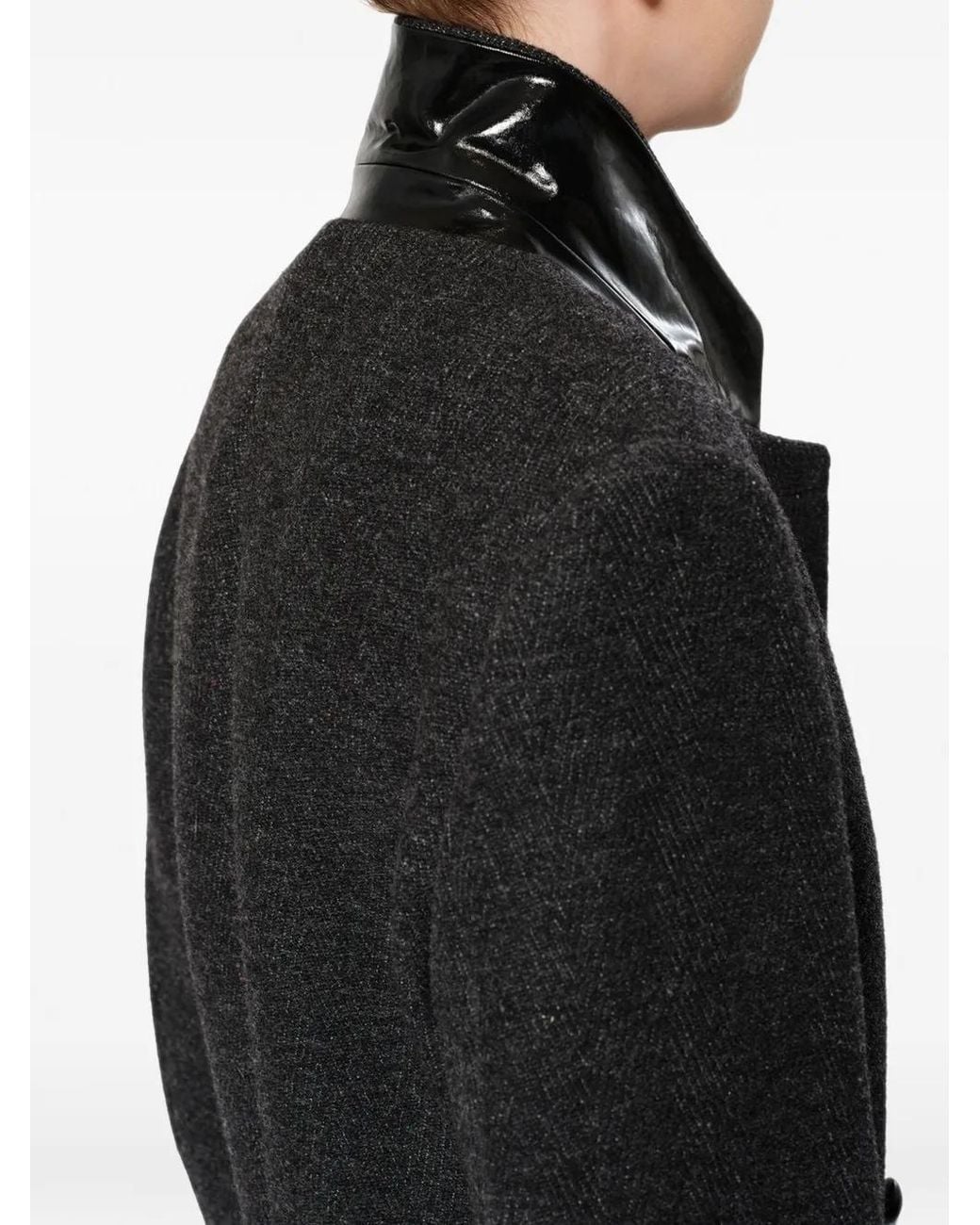 Isabel Marant Black Double-Breasted Erla Coat