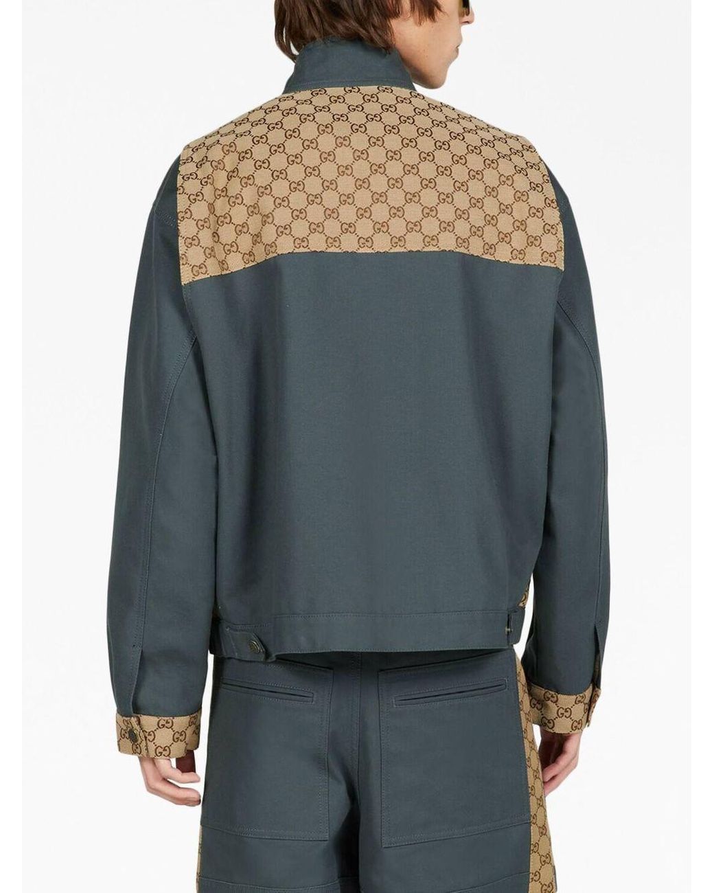 Gucci gg hotsell print jacket