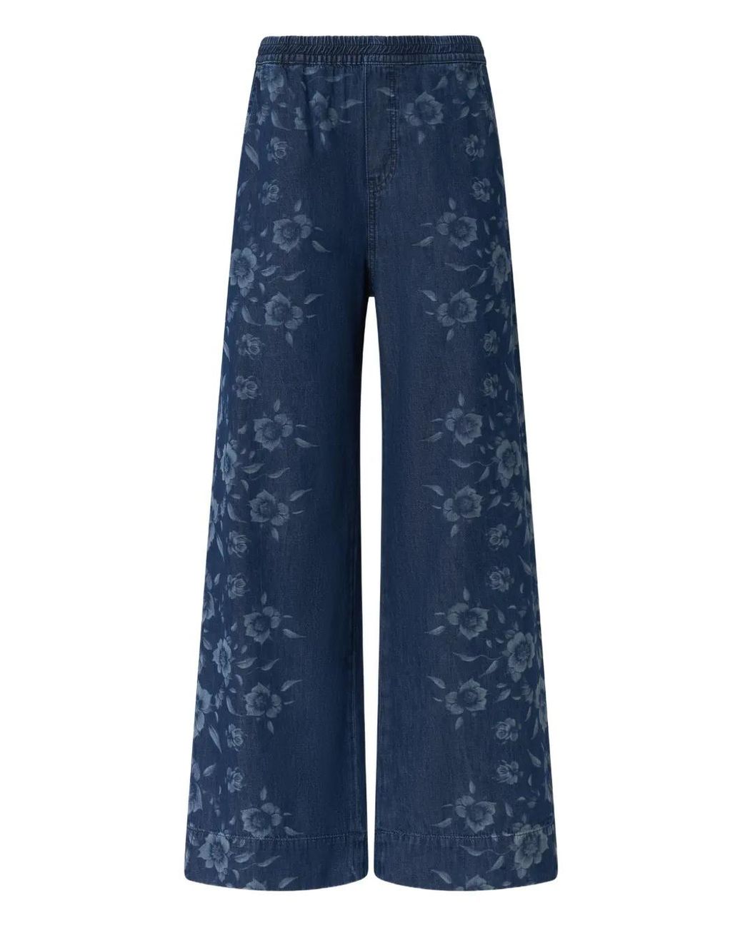 Pinko Blue Floral Denim Jeans