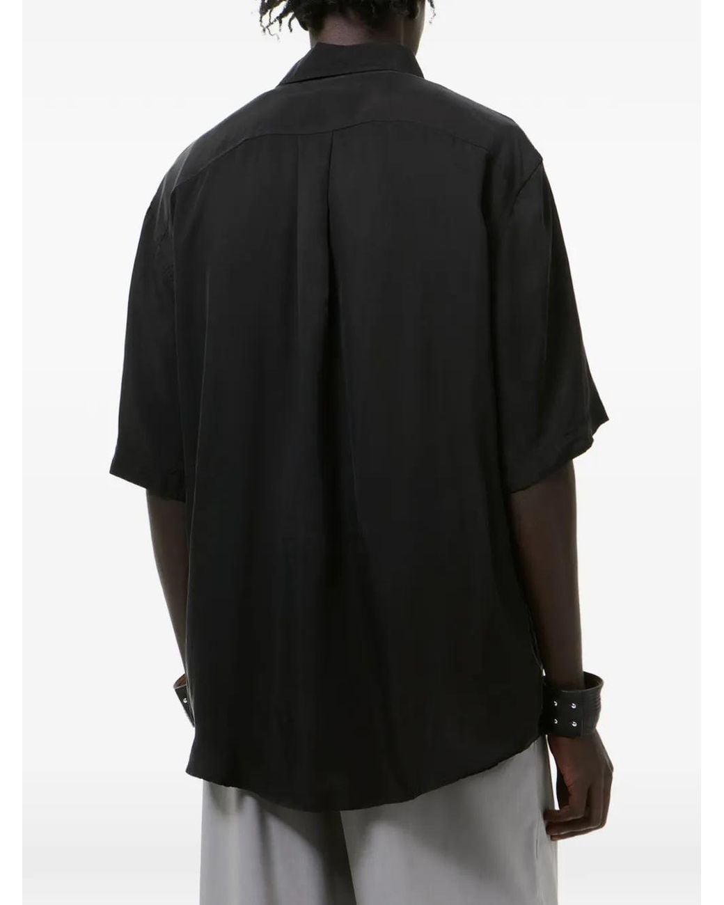 Our Legacy Black Short-Sleeve Shirt for men