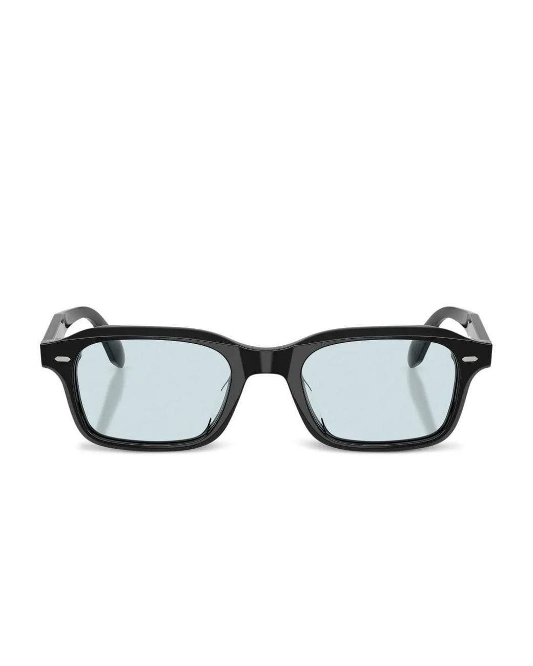 Oliver Peoples Black Square-Frame Sunglasses