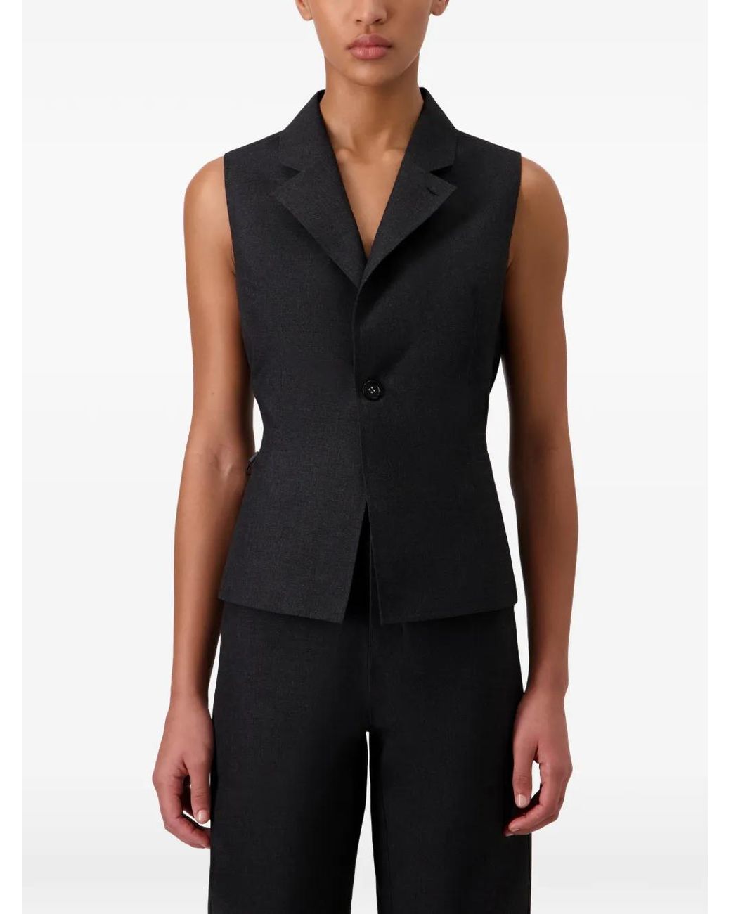 Coperni Blue Tailored V-Neck Vest