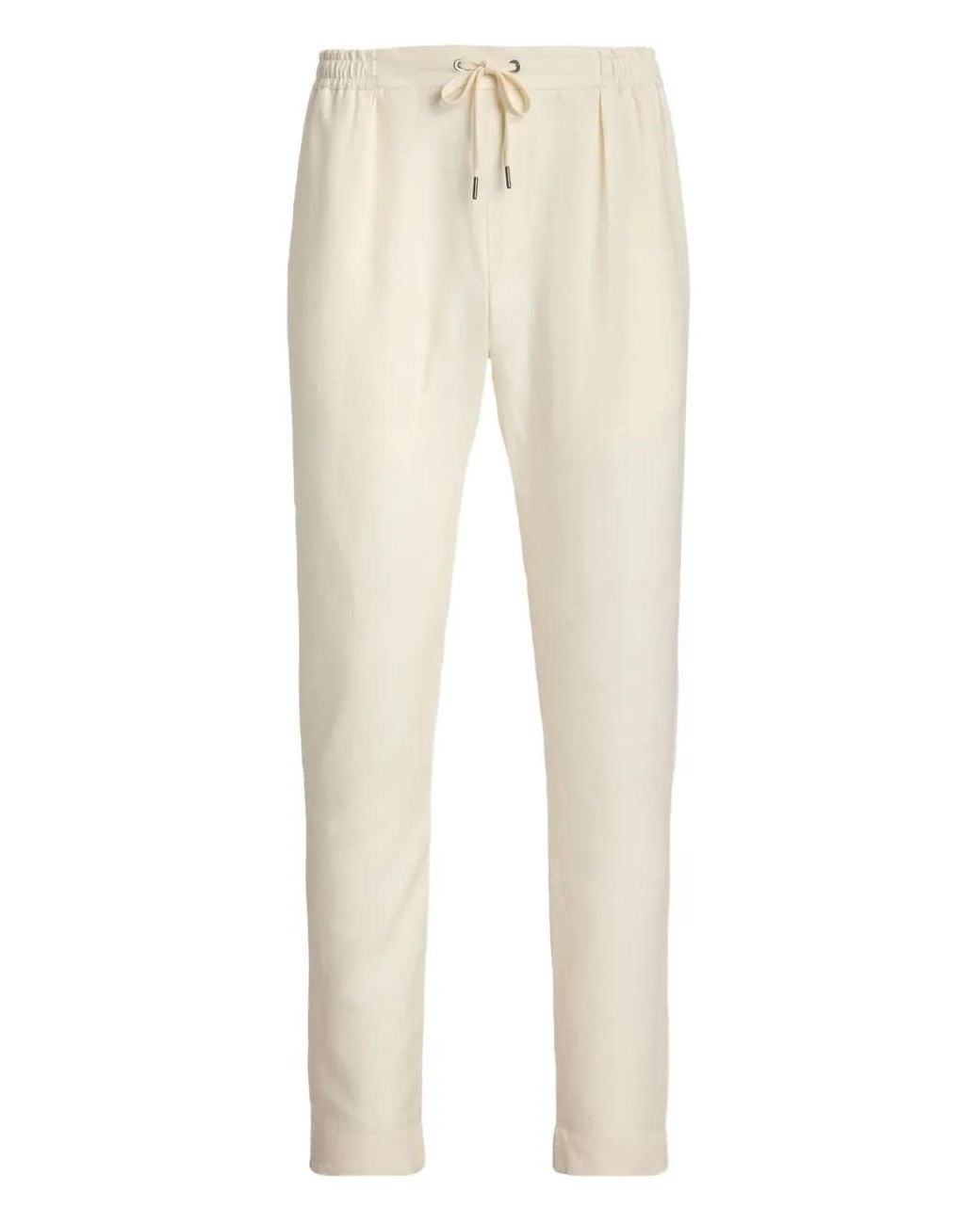 Ralph Lauren Natural Drawstring Trousers for men