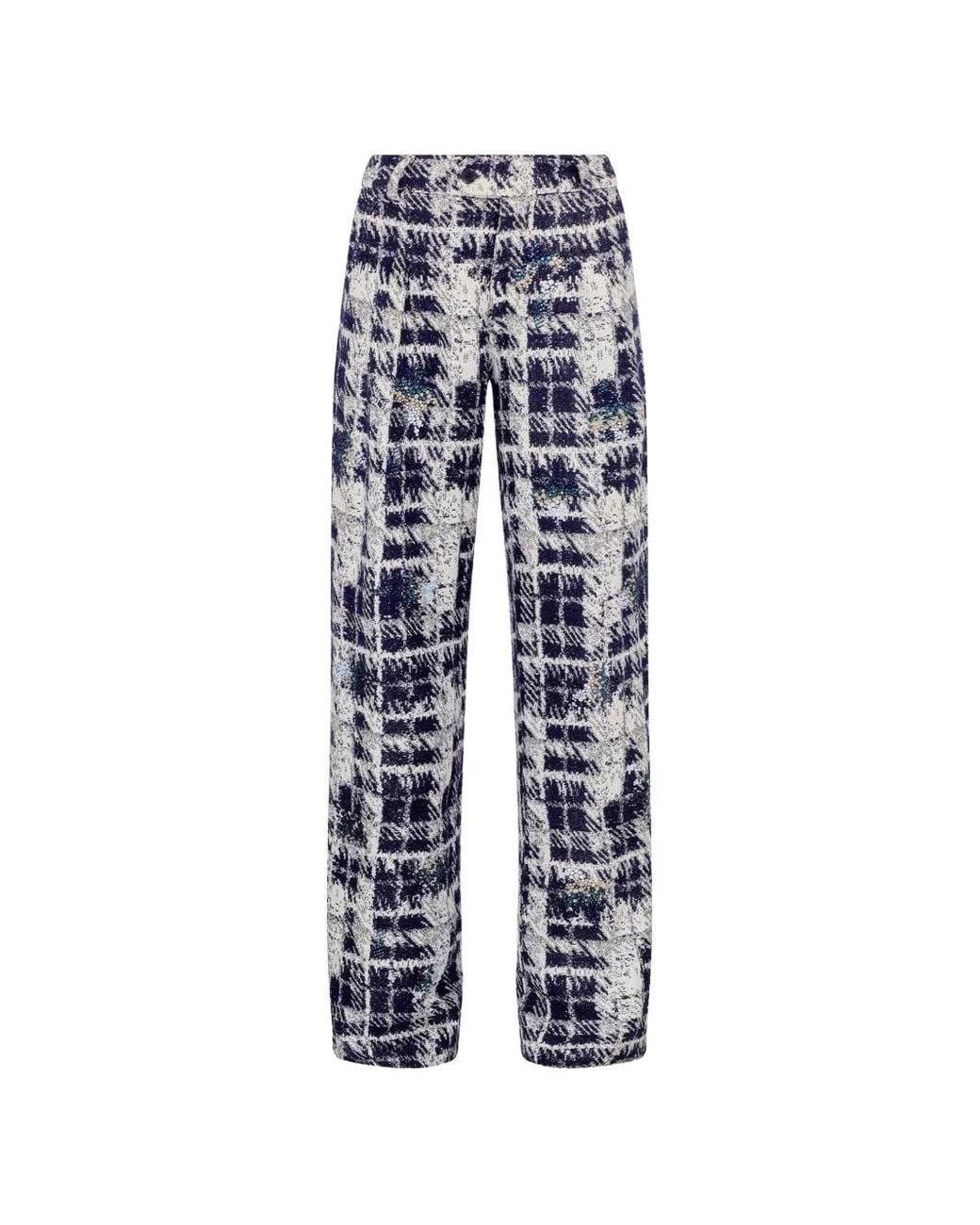 Libertine Blue Snow Drift Baggy Trousers