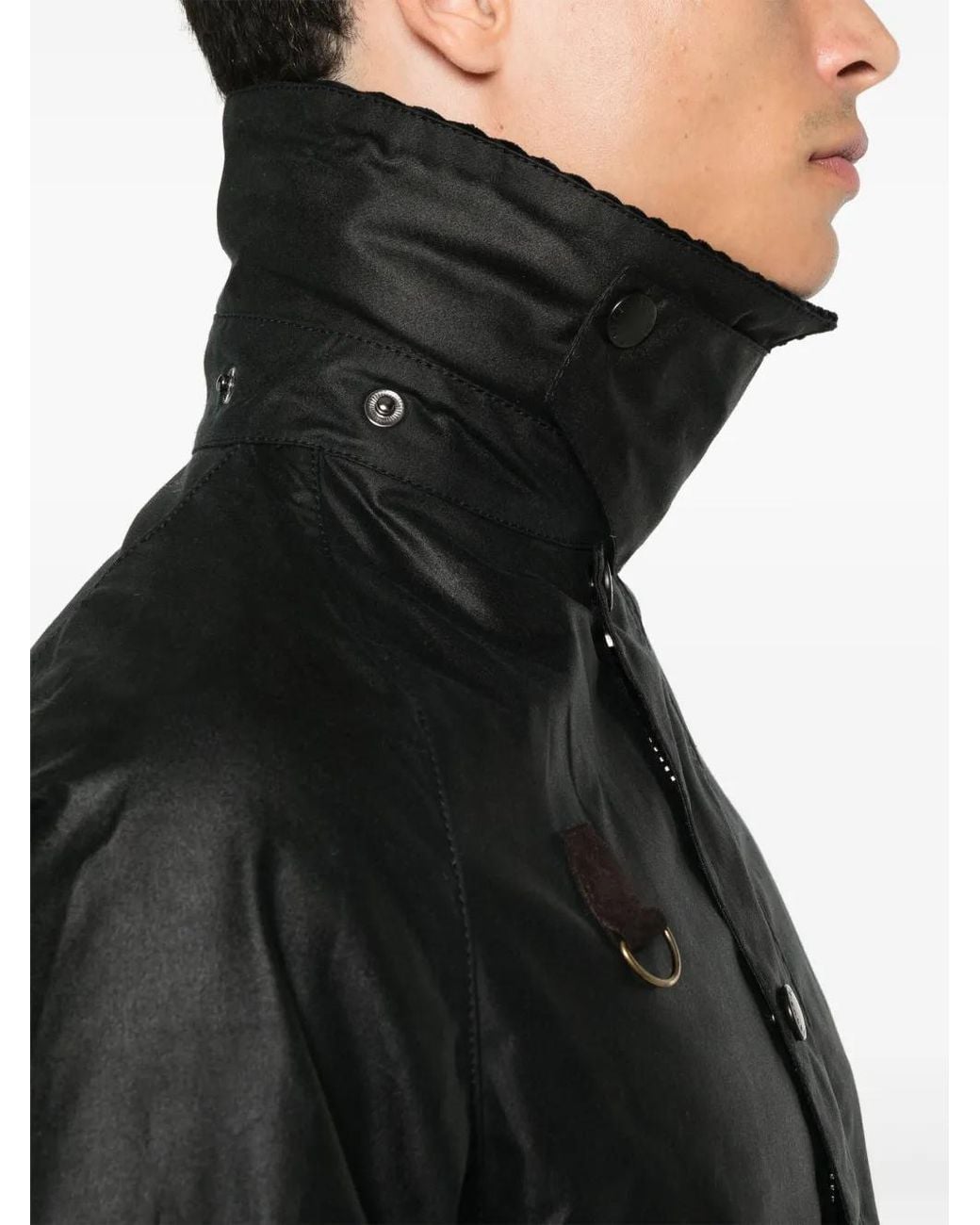 Barbour Black Corduroy Collar Jacket for men