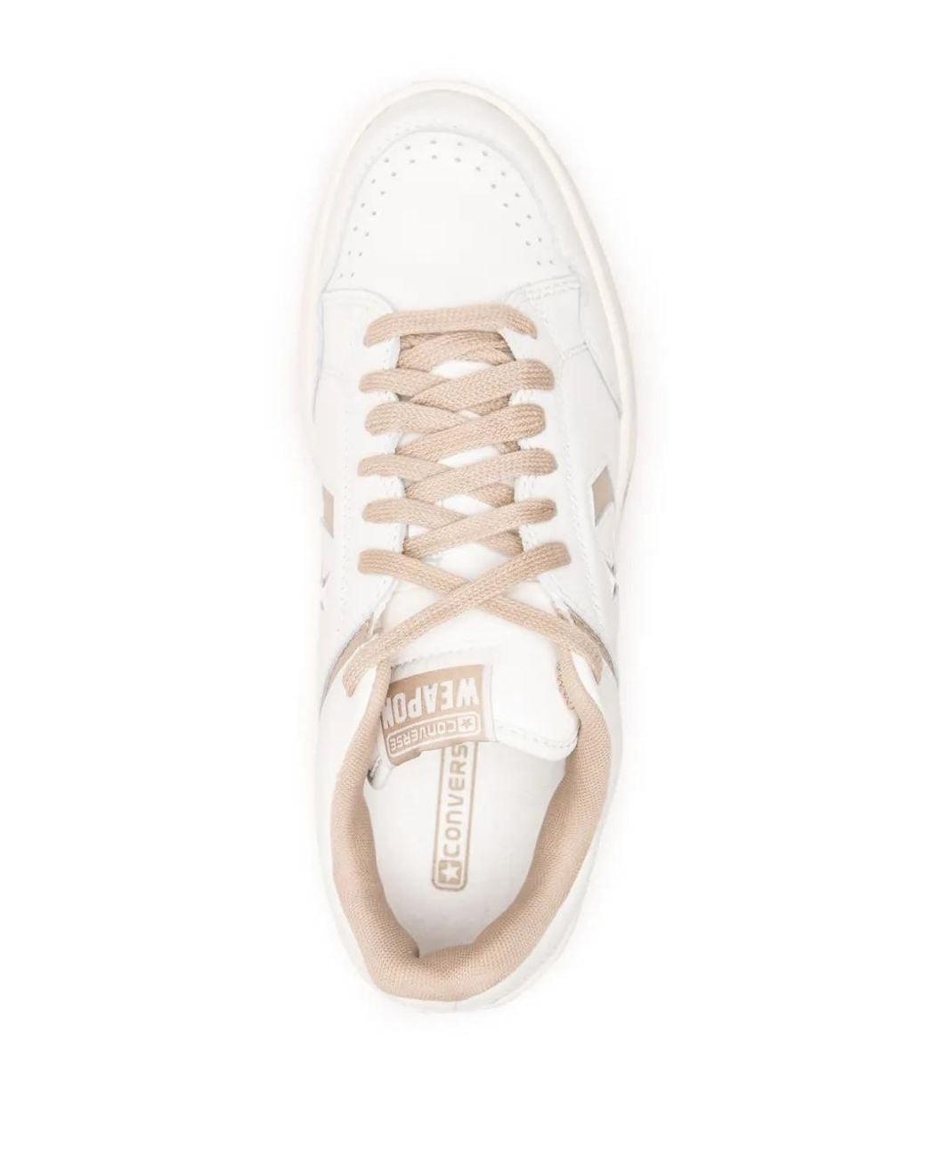 Converse White Weapon Leather Sneakers for men