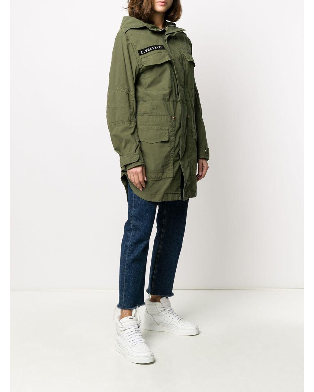 Parka King con capucha Zadig Voltaire de color Verde Lyst