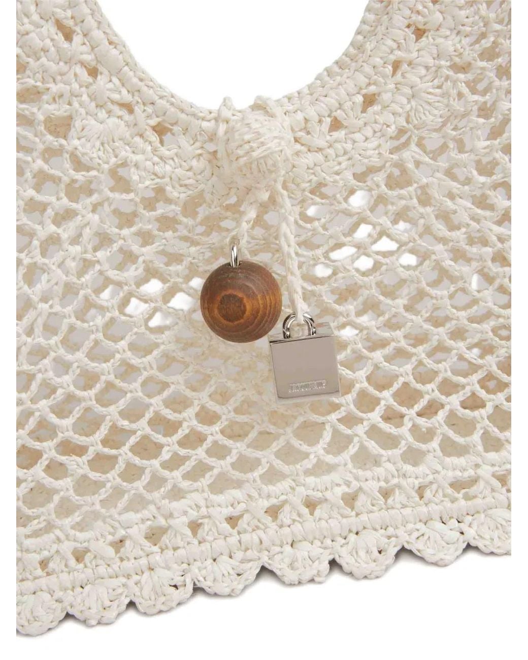 Jacquemus The Spiaggia ハンドバッグ S White