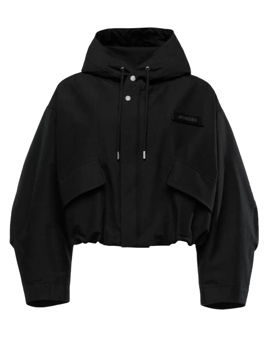 Jacquemus Black La Parka Courte Caraco, 100% Polyamide