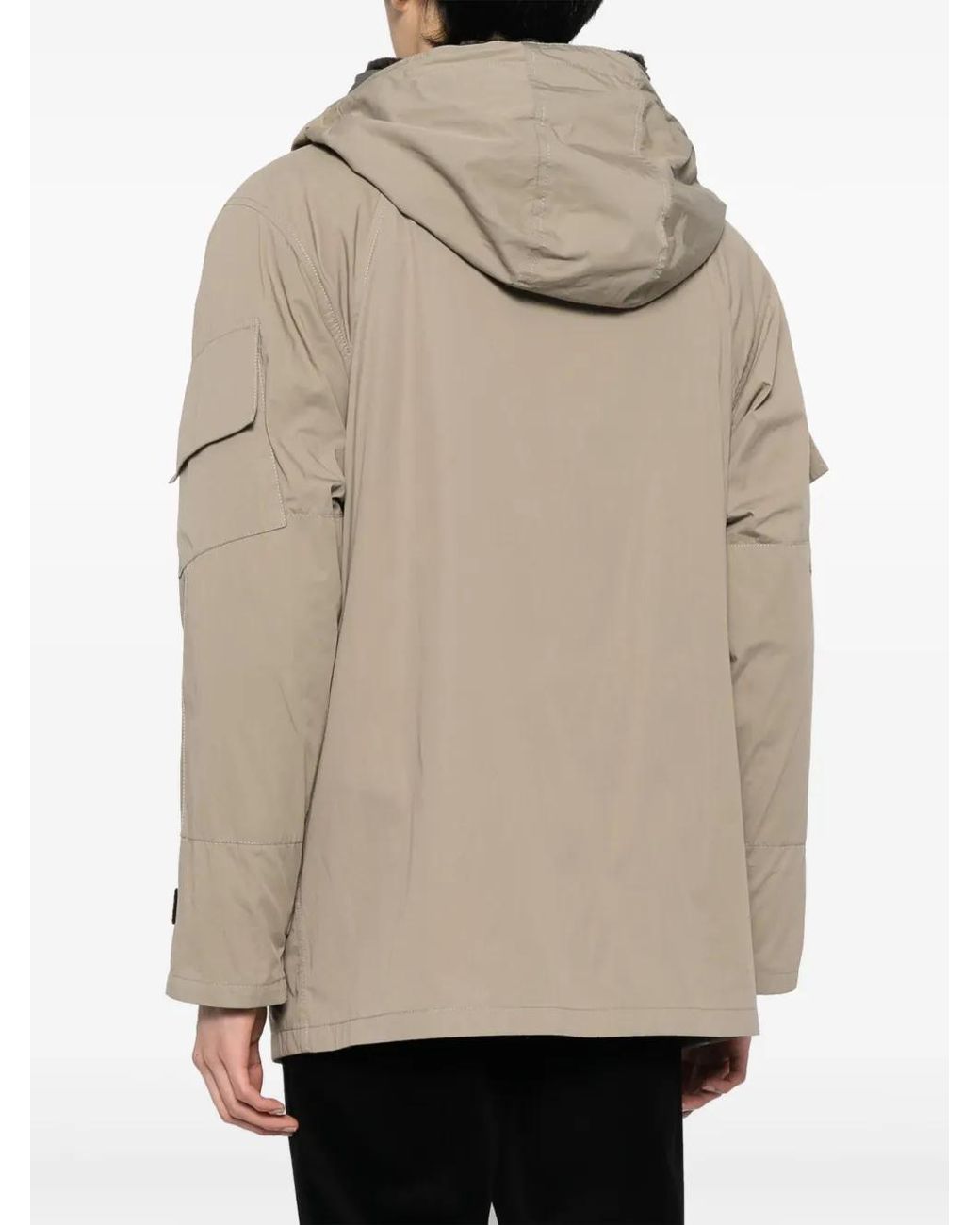 Yves Salomon Natural Reversible Hooded Parka for men