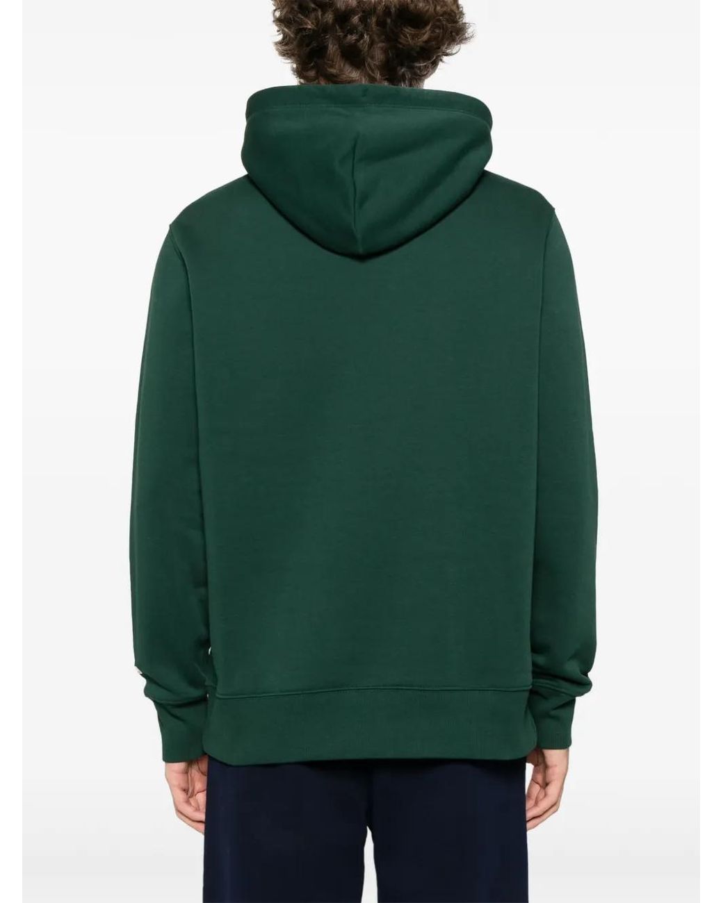Gant Green Logo-Print Hoodie for men