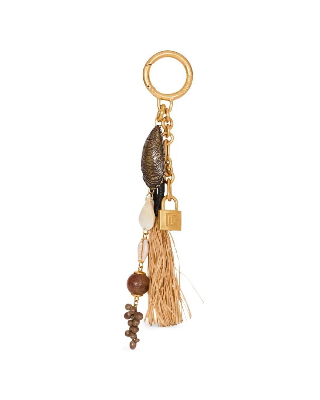 Balmain Metallic Pulse Shell Charm