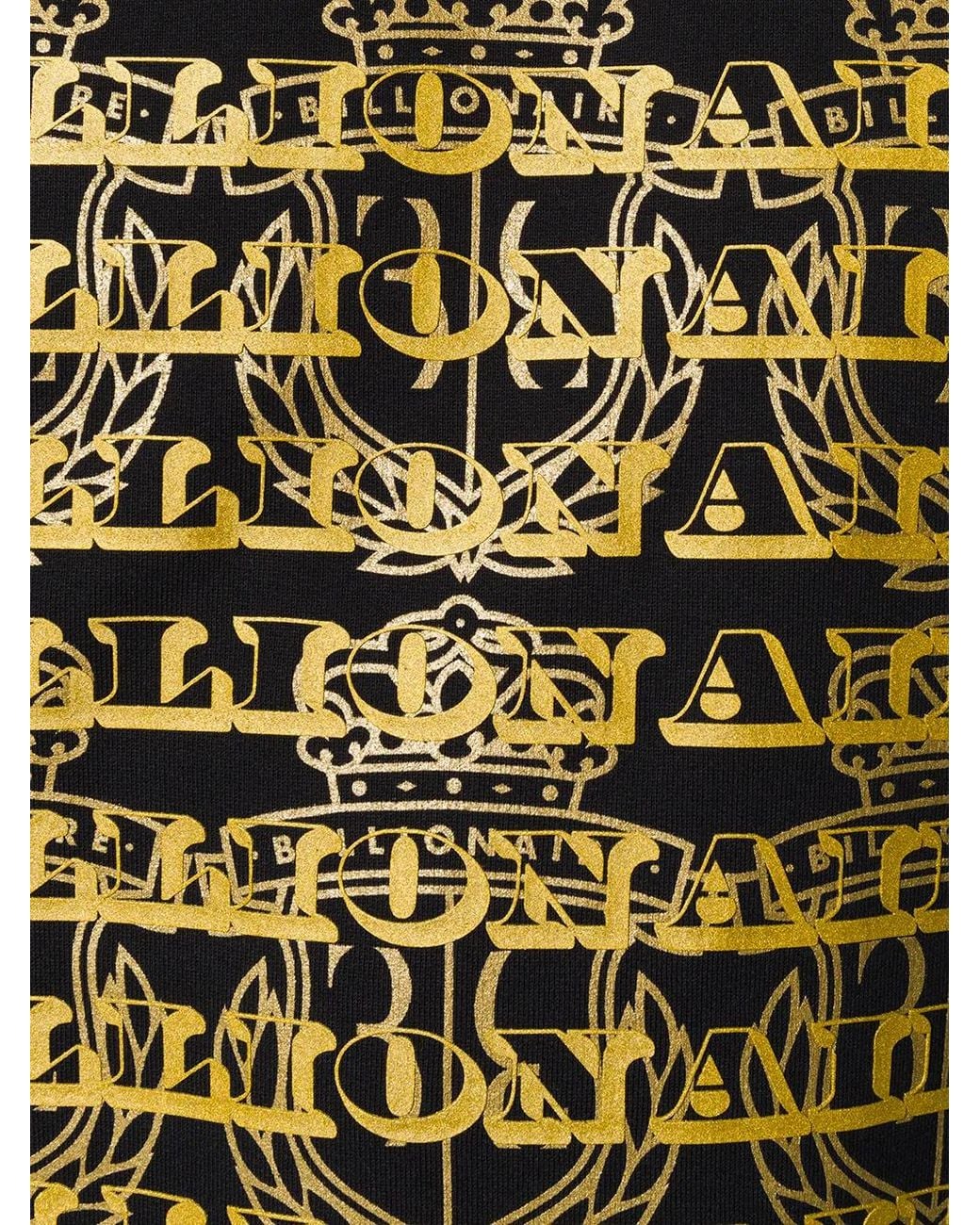 Billionaire Black Sweat Colin À Texte Imprimé for men