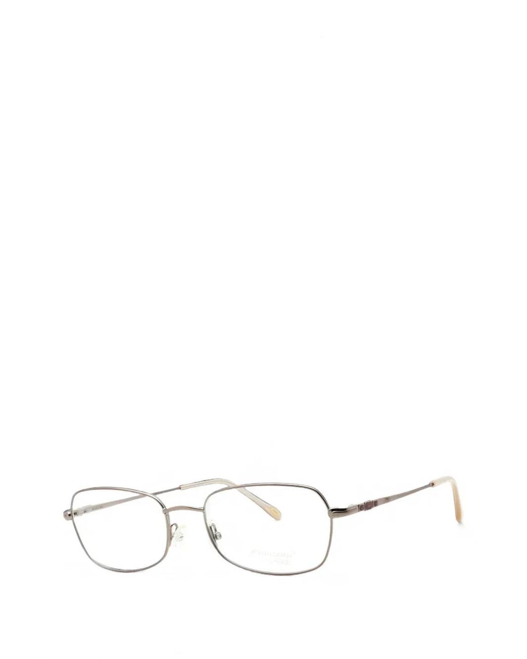 Emozioni White Rectangle-Frame Glasses