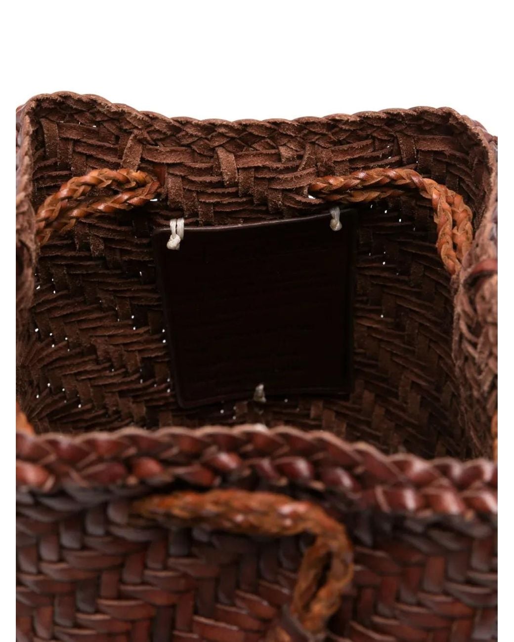 Borsa A Secchiello Pompom Double Jump di Dragon Diffusion in Brown