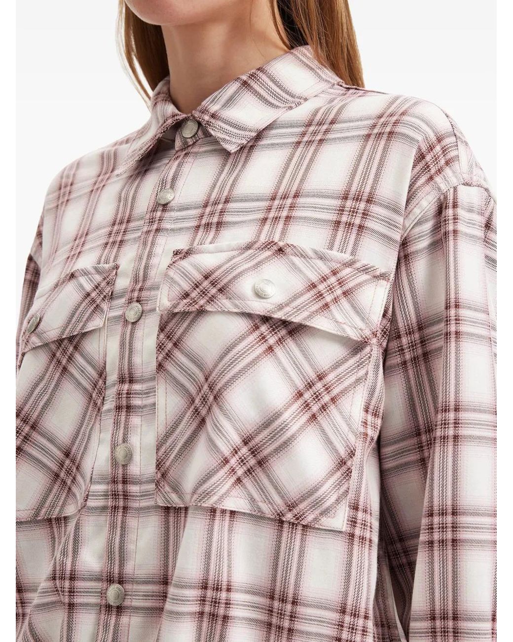 Izzue White Check Pocket Shirt