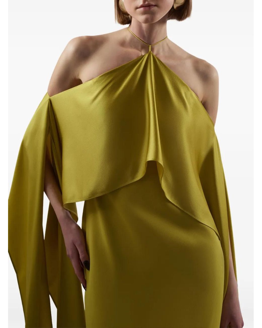 Taller Marmo Green Nan Draped Dress
