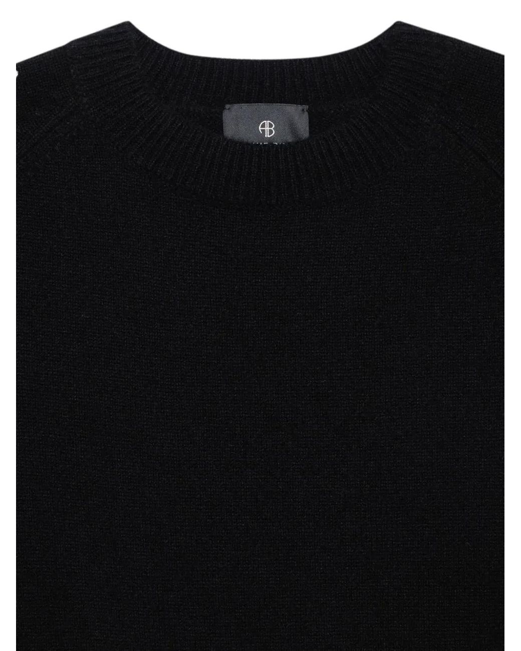 Anine Bing Black Jackson Sweater