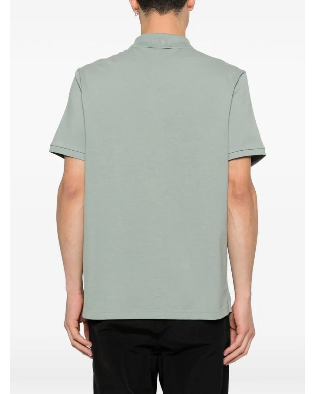 Polo Everett Con Logo Moose Knuckles de hombre de color Green