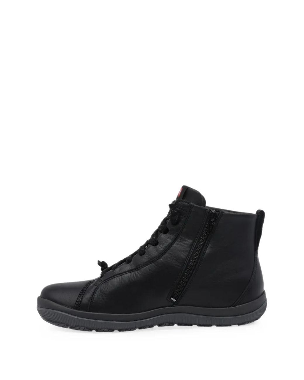 Camper Black Peu Pista Ankle Boots for men