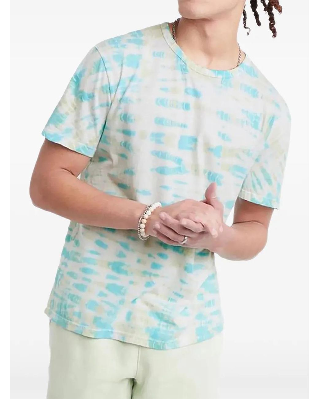 Champion Blue Tie-Dye T-Shirt for men