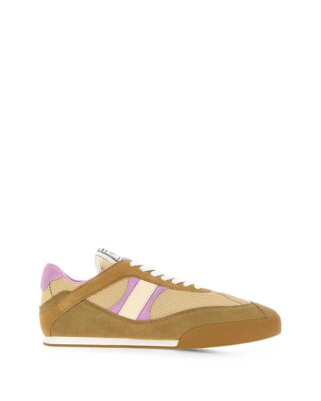 Chloé Brown Kick Panelled Sneakers