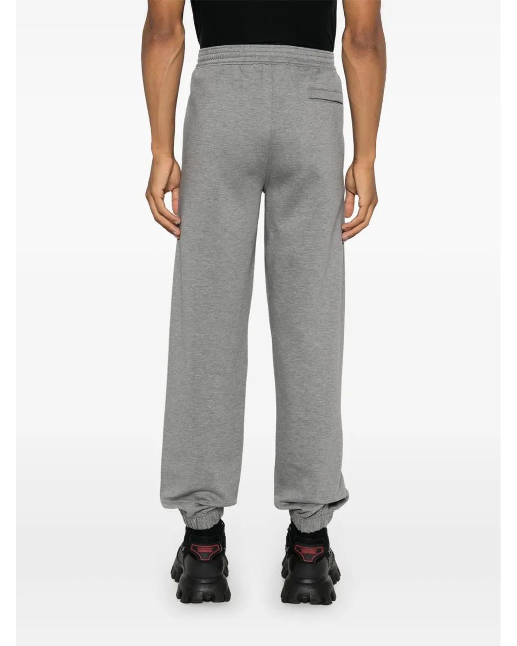 Metallic Logo Joggers Givenchy de hombre de color Gray