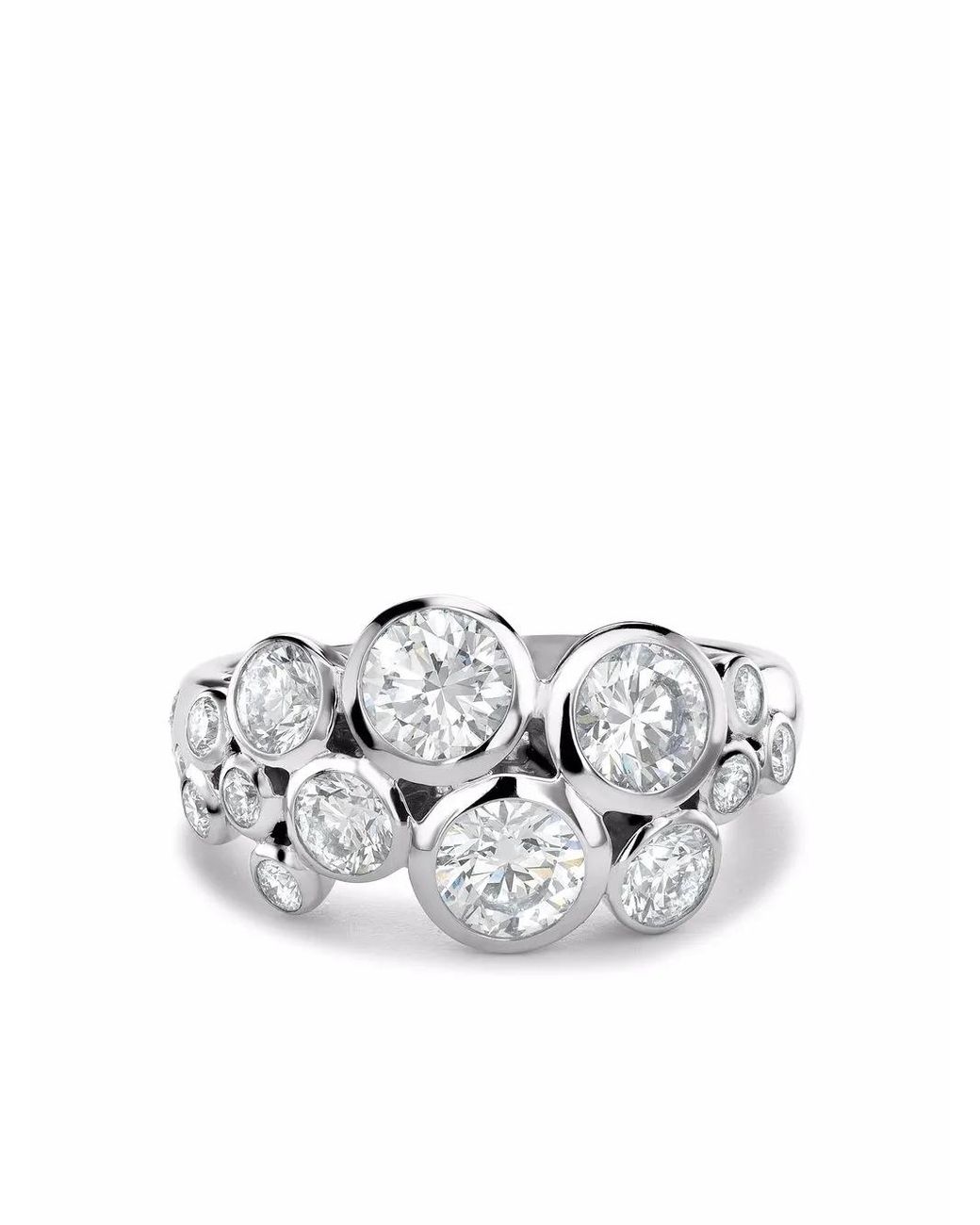 Pragnell White 18Kt Bubbles Diamond Dress Ring