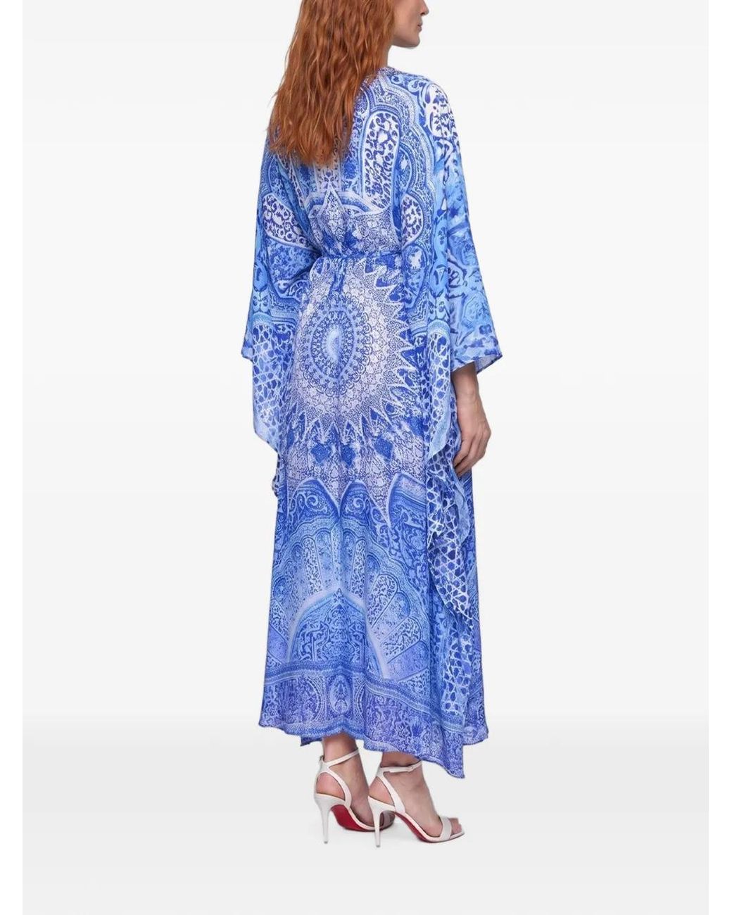 Camilla Blue The Bosphorous Maxi Kaftan Dress