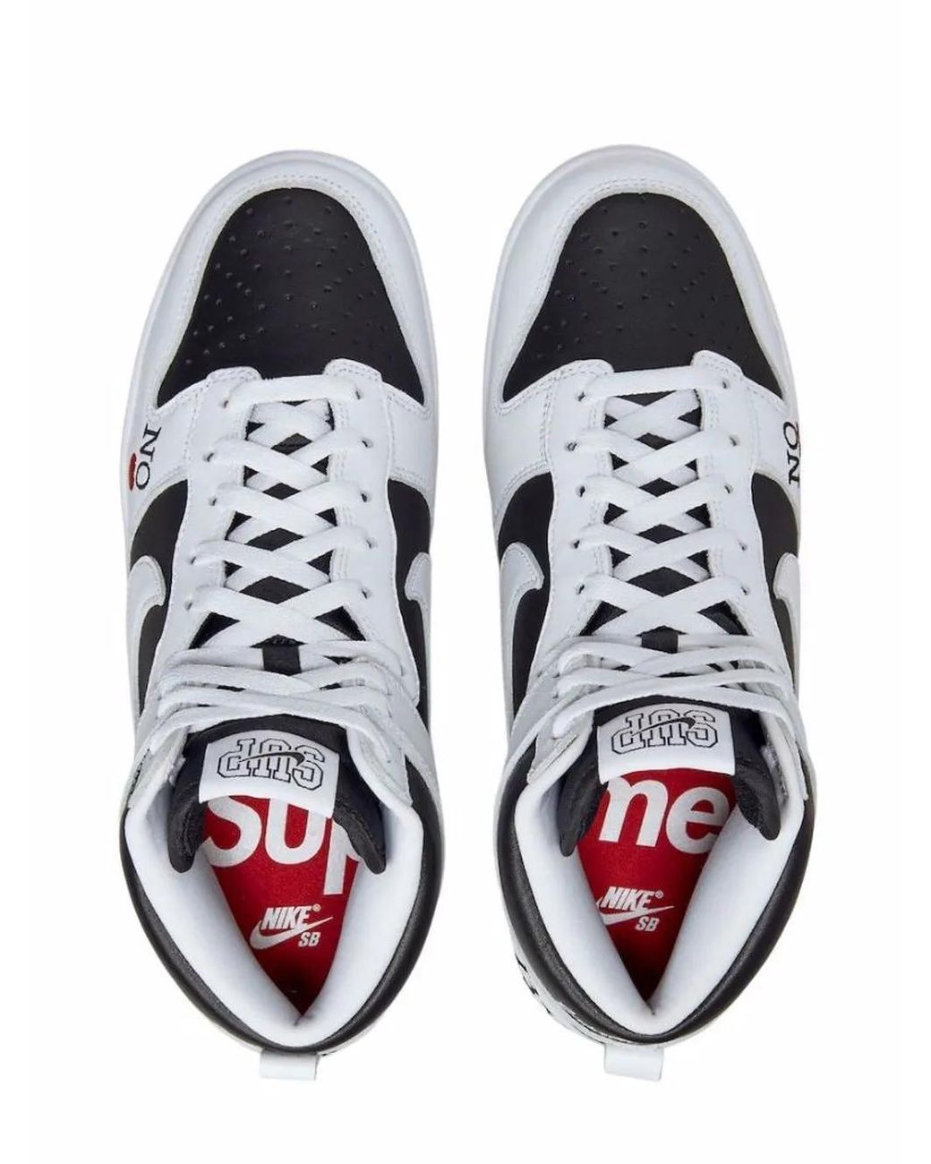 X Supreme Baskets Montantes Sb Dunk 'By Any Means' Nike pour homme en coloris White
