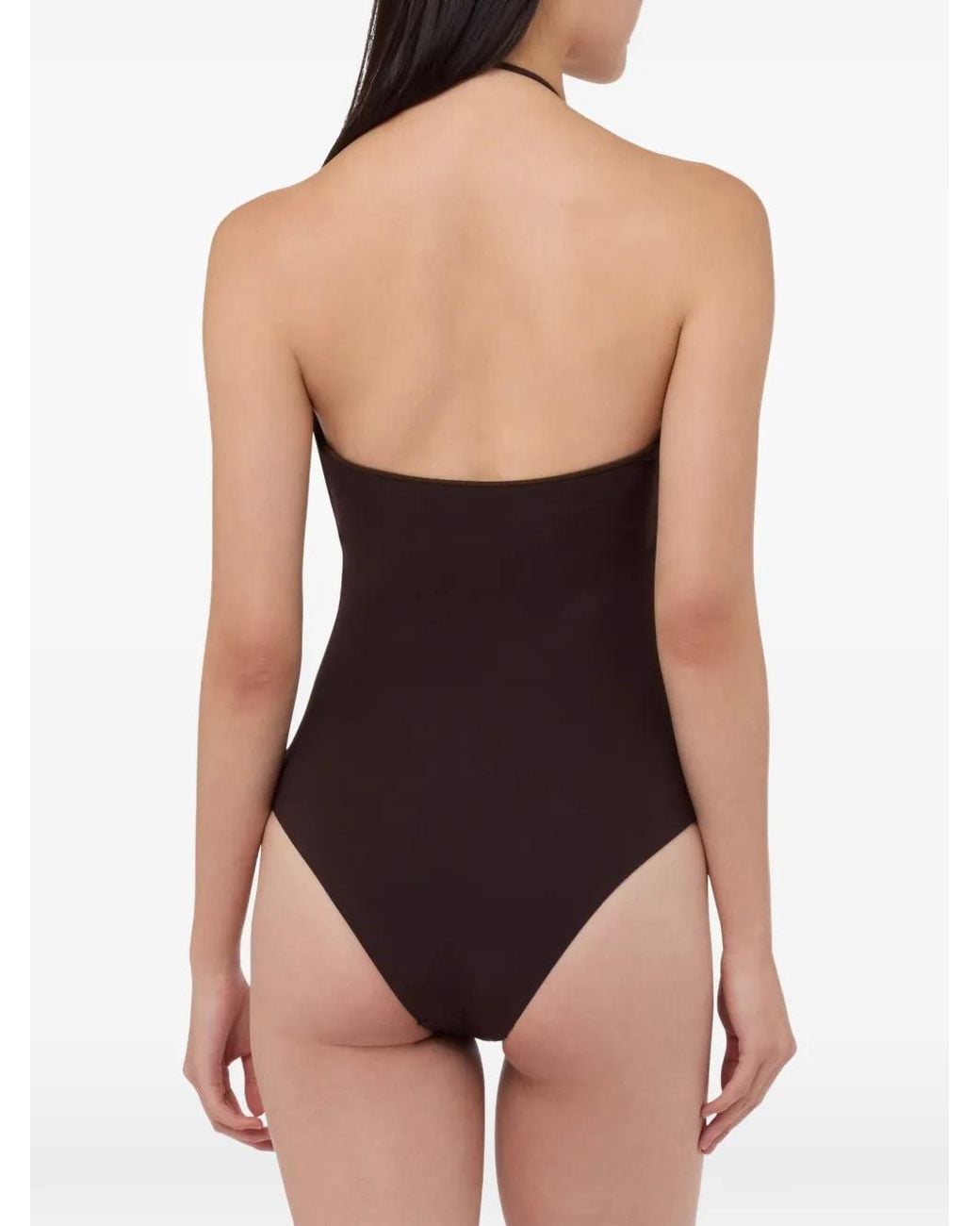 Moschino White Lycra One-Piece Swimsuit