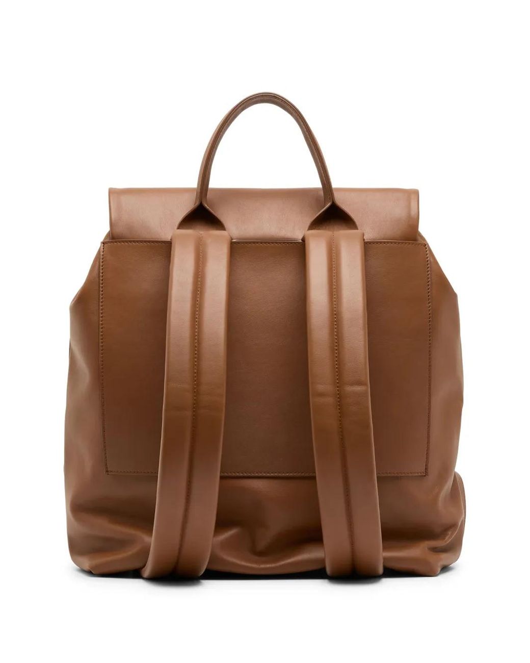 Marsèll Brown Patta Leather Backpack for men