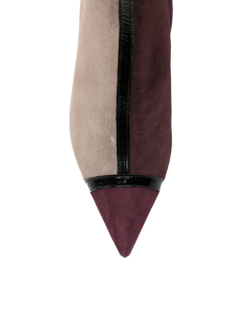 Roberto Festa Brown Serelit Panelled Suede Ankle Boots